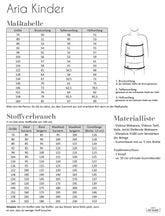 Papierschnittmuster Kleid Aria Kinder Fadenkäfer